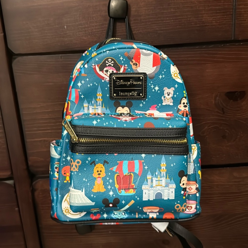 Disney World Park Icons Loungefly Mini Backpack